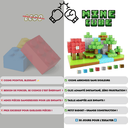 Cubes de construction aimantés - MomyBoo