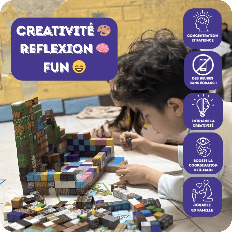 Cubes de construction aimantés - MomyBoo