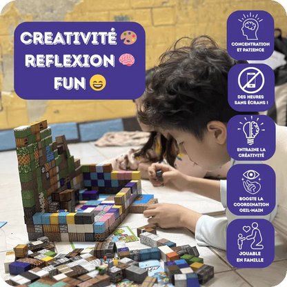 Cubes de construction aimantés - MomyBoo