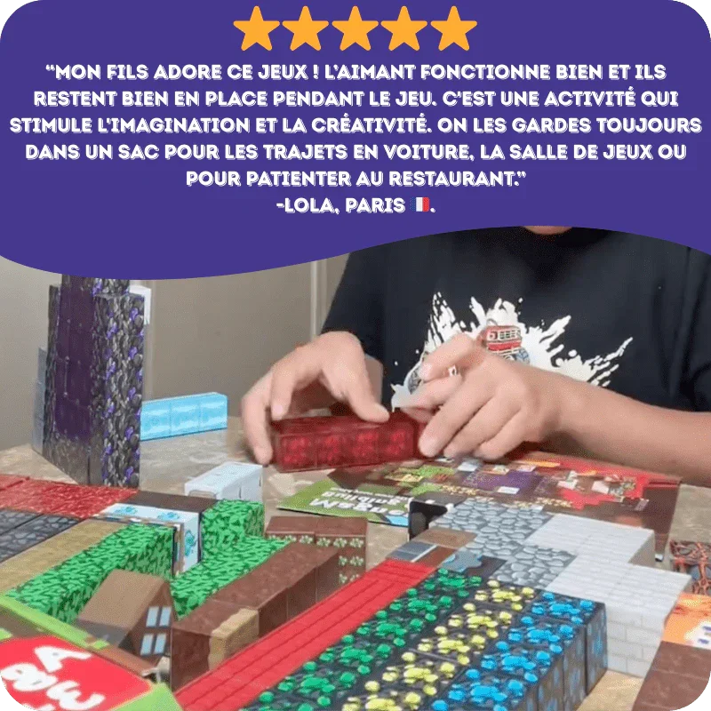 Cubes de construction aimantés - MomyBoo