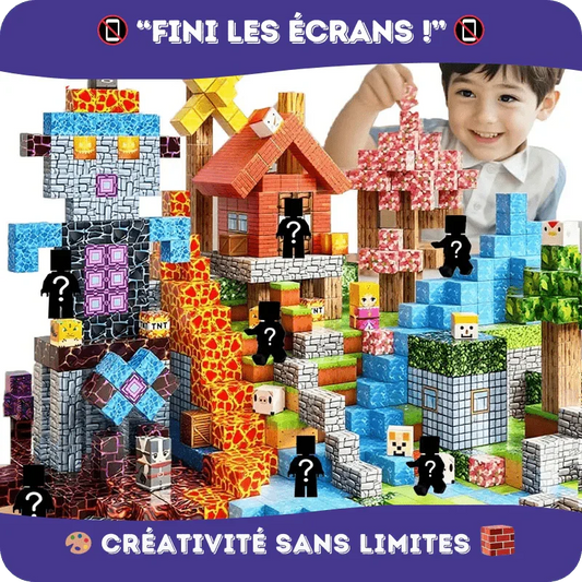Cubes de construction aimantés - MomyBoo